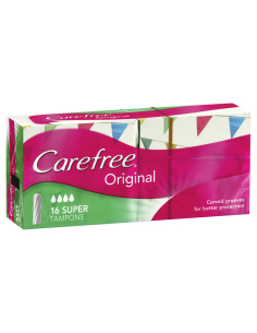 Carefree Tampons Super 16 Pack X 1