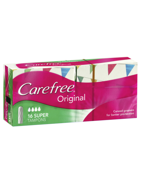 Carefree Tampones Super 16 Pack x 1