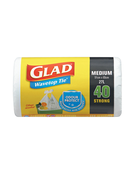 Glad Zestaw Tidy Wavetop Medium 40 Pack X 1