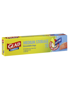 Glad SnapLock-tassen Lunch 15 Pack X 1