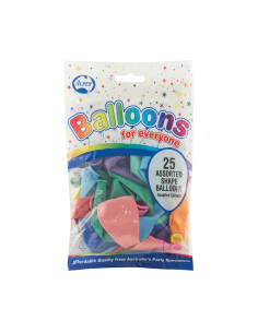 Balloons Assorted 25 Pack x 1