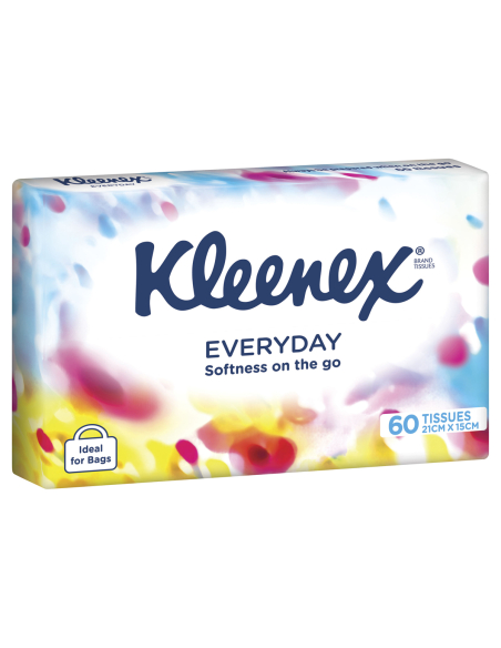 Kleenex 60 Paquetes de tejidos para ir x 1