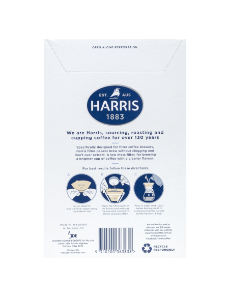 Harris 10-12 Cup Filters 40 Pack x 1