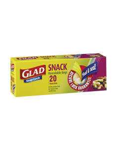 Glad Snaplock Snack 20 Pack X 1