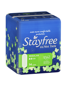 Stayfree Ultra Reg没有机翼14包x 1
