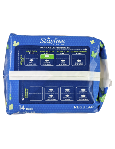 Stayfree Ultra Reg No Wing 14 Pack x 1
