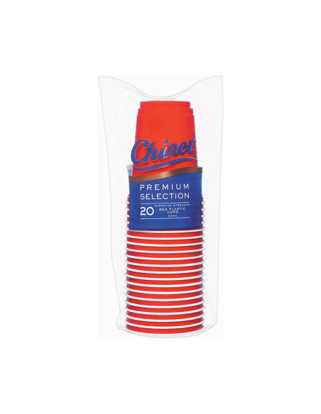 Chinet Big Red Cups 540ml 20 Pack x 1