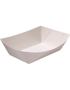 Cast Away Tray Cardboard White 3 125 Pack x 1
