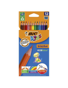 Bic Crayons à colorier pour enfants 12 Pack x 12
