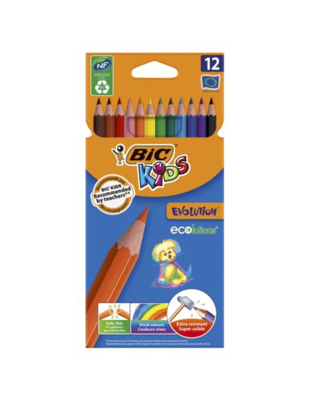 Bic Kinderen kleurenpotloden 12 pack x 12