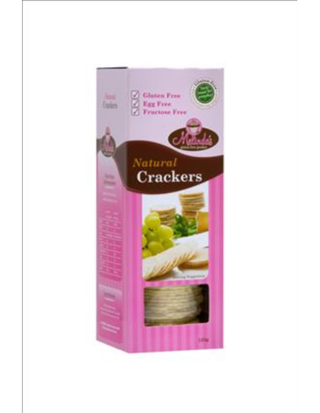 Melinda's Biscotti Water Crackers Naturale Glutine Free 125G X 1
