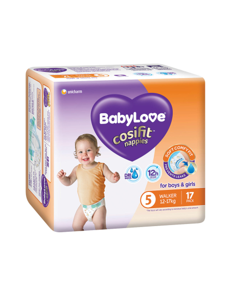 Babylove Nappies Walker 17 Pack x 1