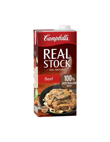 Campbells Real Stock Beef 1ltr x 1 Campbells Real Stock Beef 1ltr x 1