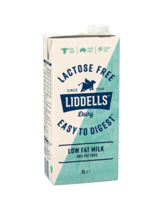 Liddells Lactosa Leche GRATUITA GRATUITA 1 LTR X 1