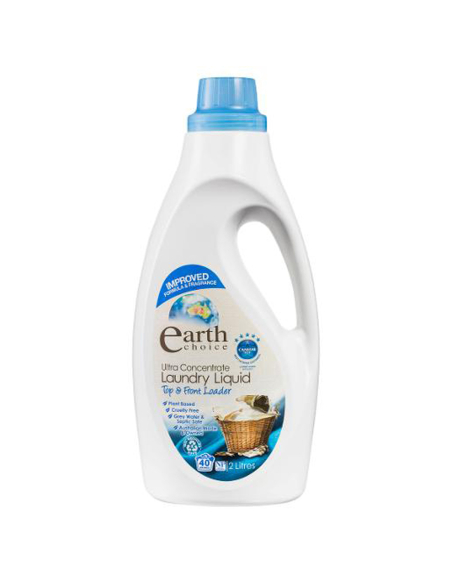 Earths Choice Ultra Concentrate Laundry Liquid Top & Front Loader 2LTR X 1