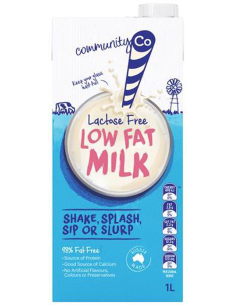 Community Co Laag-dikke lactosevrije melk 1ltr x 1