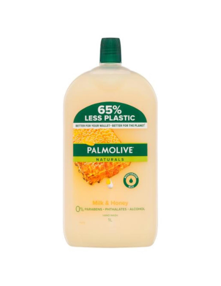 Palmolive 自然滋补牛奶和蜂蜜洗手1LTR X 3 Palmolive 自然滋补牛奶和蜂蜜洗手1LTR X 3