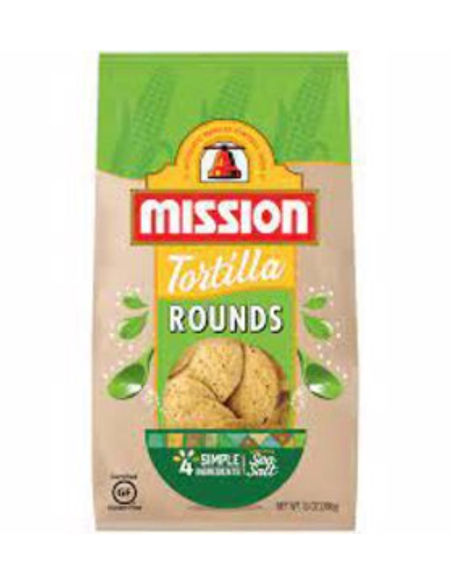 Mission Foods Corn Chips Mini-rondes 150G x 18
