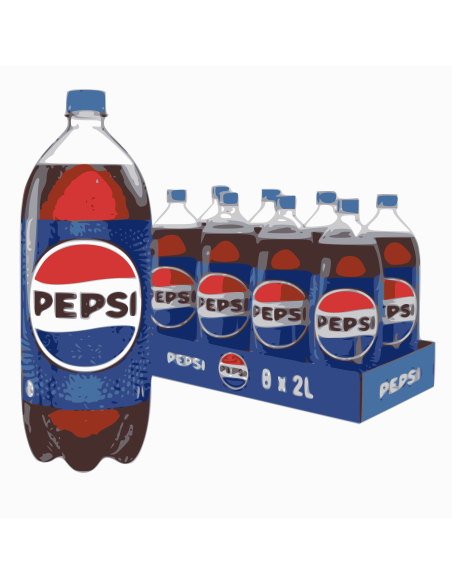 Pepsi COLA SOFT BEBETE 2LTR x 8