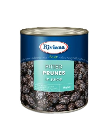 Riviana Prunes Pitted In Juice 3kg x 1
