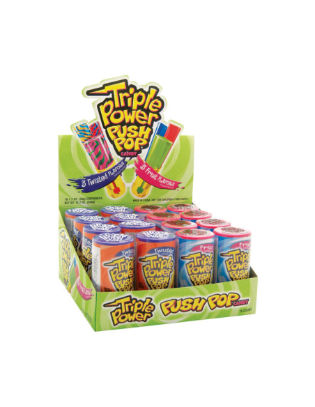 Triple Power Push Pop x 16