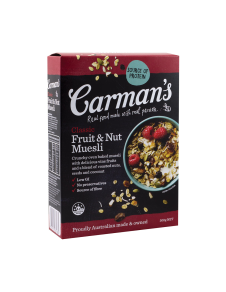 Carmans经典水果和Muesli 500g x 1
