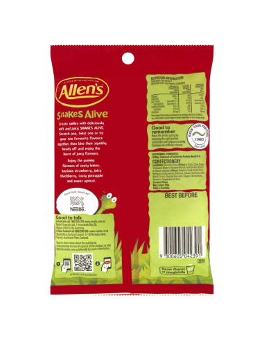 Allens Snake Alive 200g x 12