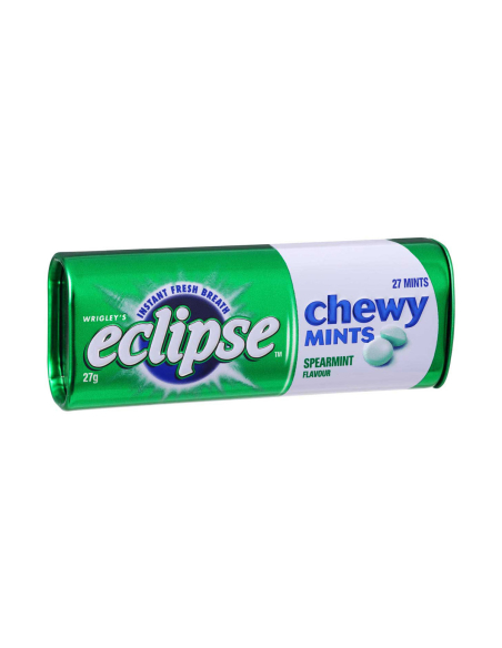 Wrigley Eclipse Chewy Spearmint Mints 27g x 20 Wrigley Eclipse Chewy Spearmint Mints 27g x 20