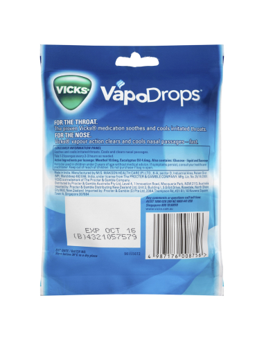 Vicks Vapodrop oryginalny 24 opakowanie x 4