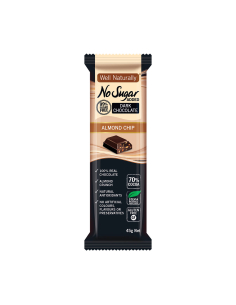 Well Natural Sugar Free 45g Almond Chip x 16