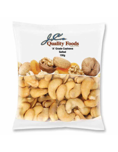 JCs gesalzene Cashews 150g x 12
