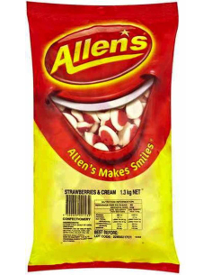 Allens Strawberry Cream 1.3kg x 1