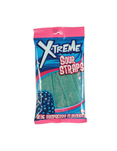 Xtreme Blauwe frambozenriemen 160 g x 12