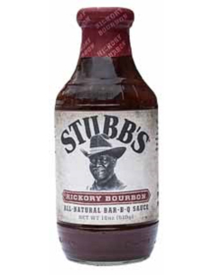 Stubbs Hickory Bourbon BBQ Sauce 510g x 1