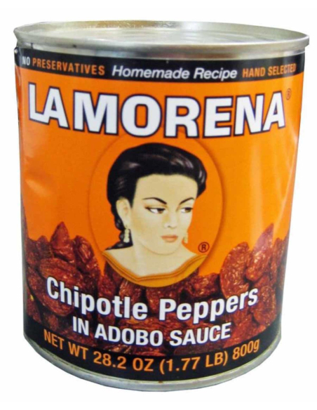 La Morena Chipotle pepers in adobo saus 800 g x 1