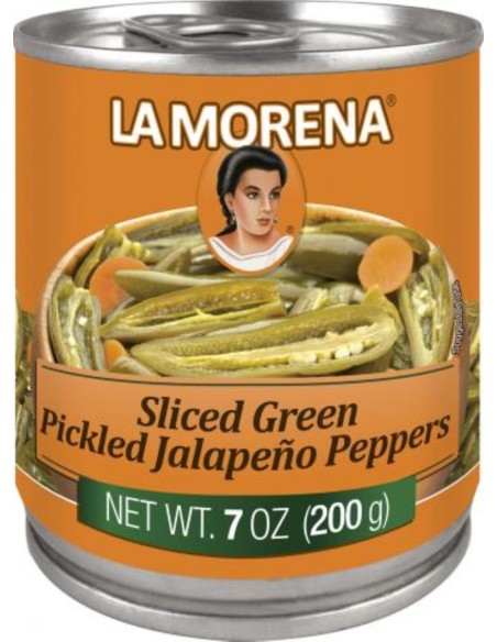 La Morena 切片绿色jalapenos 200g x 1