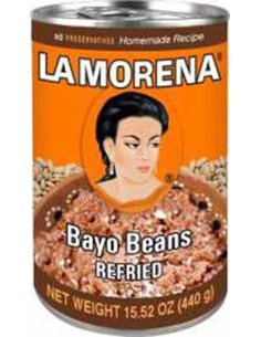 La Morena Refried Bayo Beans 440g x 1