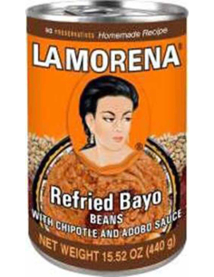 La Morena Zaspokojona fasola Bayo z Chipotle i AdObo 440g X 1