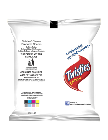 Queso Twisties 6 Pack 114g x 1