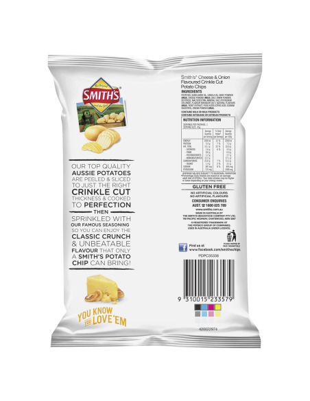 Smiths Formaggio e cipolla 45G x 18 Smiths Formaggio e cipolla 45G x 18