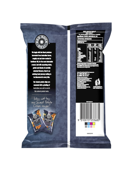 Red Rock Chip Sea Salt 45g x 18