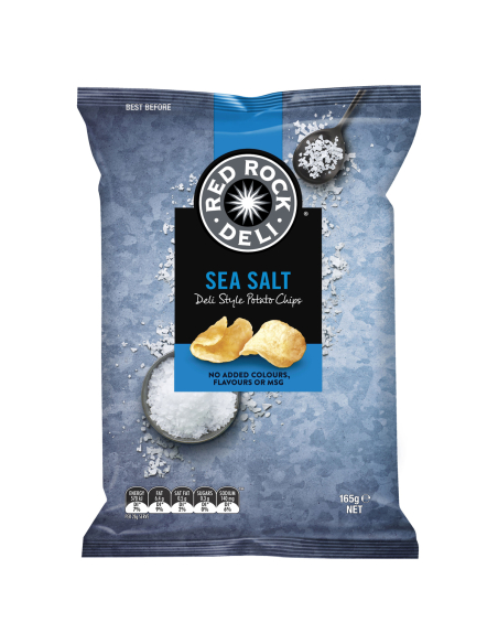 Red Rock Chip Sea Salt 165g x 1
