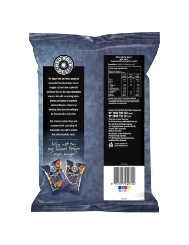 Sal de la chip de roca roja 165g x 1