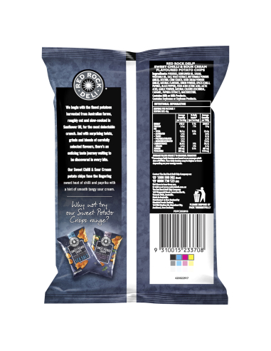Red Rock Chip Sweet Chilli and Sour Cream 45g x 18
