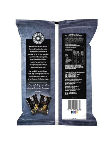 Red Rock Chip Sea Salt and Vinegar 165g x 1