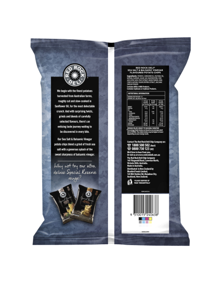 Red Rock Chip Sea Salt and Vinegar 165g x 1