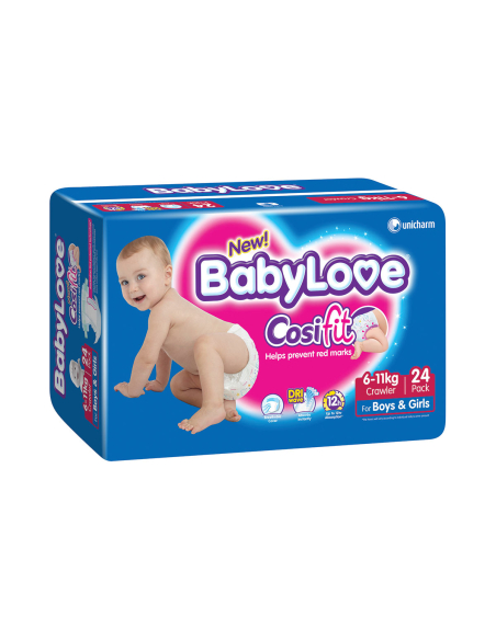 Babylove Nappies Crawler 22 Pack x 1