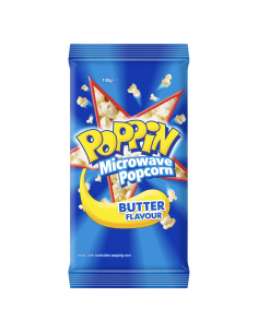 Poppin Micro Wave Popcorn Masło 100g x 1