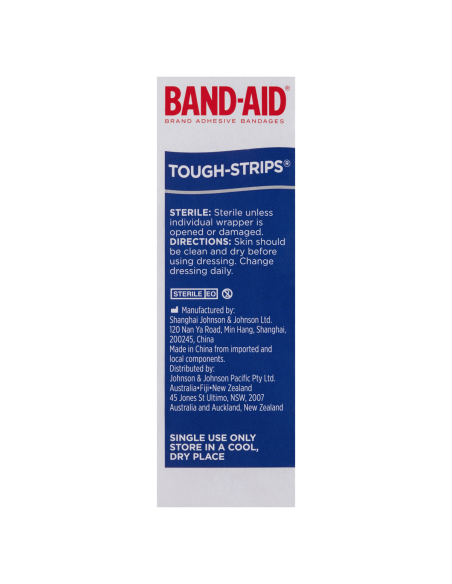 Bandaids Tough Strip Reg 20 x 1
