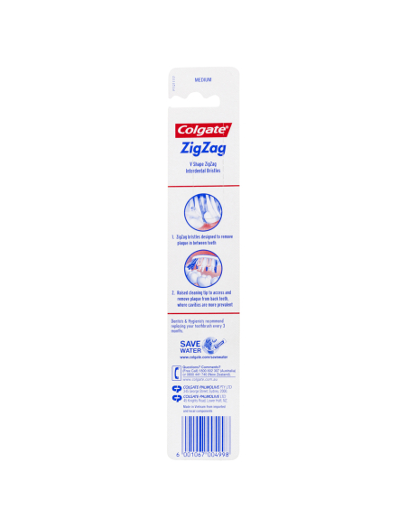 Colgate Medium Zig Zag Toothbrush x 1 Colgate Medium Zig Zag Toothbrush x 1